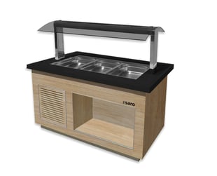SARO | Saladebarmodel PREMIUM LINE- SB-K 130 OAK