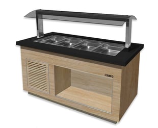 SARO | Saladebarmodel PREMIUM LINE- SB-K 170 OAK