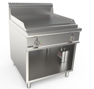 SARO | Elektrische bakplaat met open onderstel -model LQ / FTG4BAL