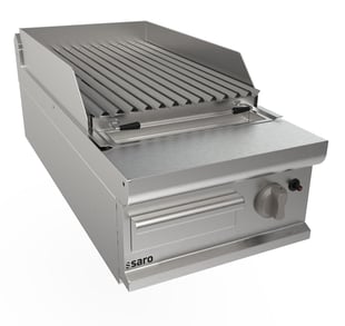 SARO | Gas lavasteen grill tafelblad -model LQ / BS1BB