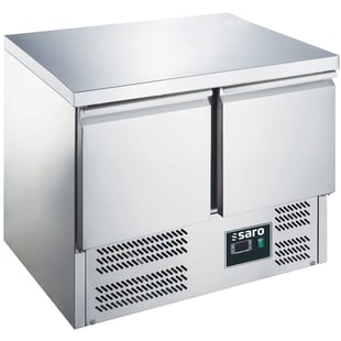 SARO | Gekoelde werkbank met 2 deuren,model ES 901 S/S TOP