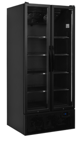 Tefcold | Zwarte displaykoeler FS890H BLACK - TC-34753