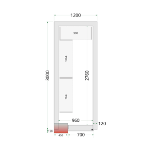 Tefcold | CRNF1230 Shelf Rack System Kit - TC-46223
