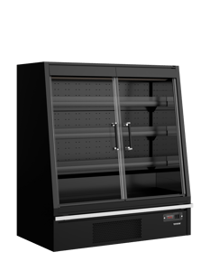 Tefcold | Multideckkoeler, supermarkt Galaxy+ GPL14FGD Black - TC-47722