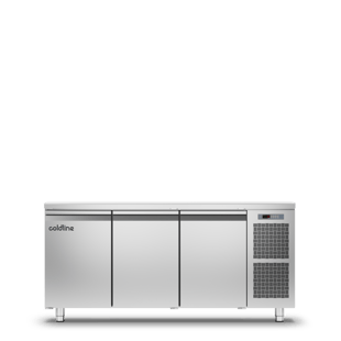 Tefcold | Geventileerde koelwerkbank 3 deurs GN1/1  MASTER 3P - TC-51339