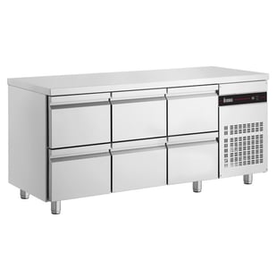 Inomak Koelwerkbank 1/1 GN met 6 lades - PNRP222