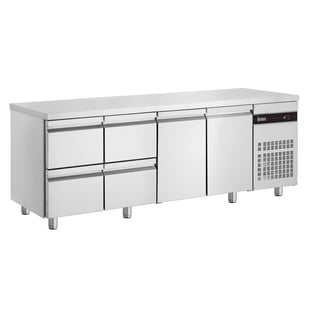 Inomak Koelwerkbank 1/1 GN met 4 lades en 2 deuren - PNRP2299
