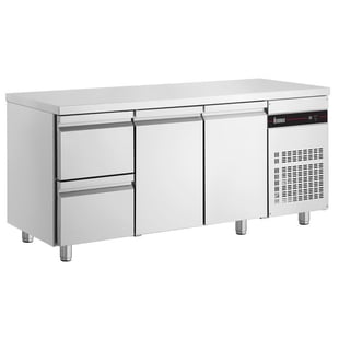 Inomak Koelwerkbank 1/1 GN met 2 lades en 2 deuren - PNRP299