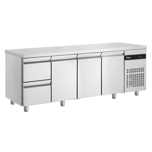 Inomak Koelwerkbank 1/1 GN met 2 lades en 3 deuren - PNRP2999