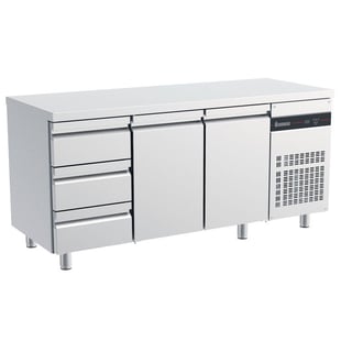 Inomak Koelwerkbank 1/1 GN met 3 lades en 2 deuren - PNRP399