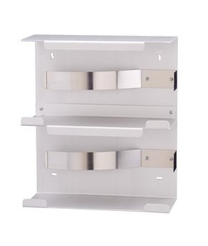 MediQo-line | Handschoendispenser duo aluminium - AC-8485