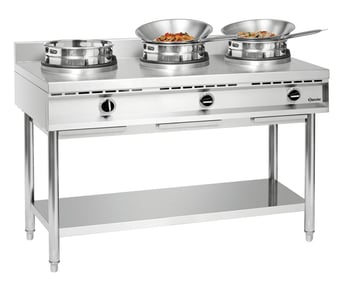 Bartscher | Wokkookplaat, 3 branders