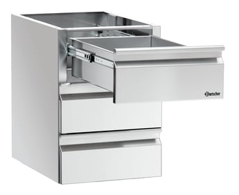 Bartscher | Schuifladenblok 3 x 1/1 GN voor werk