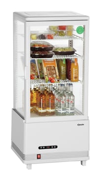 Bartscher | Mini-koelvitrine 78L-WE/L