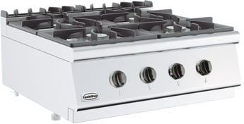 Combisteel | Base 700 gaskooktafel 4 br. tafelmodel - CMBI-7178.0205