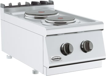 Combisteel | Base 700 kooktafel elektrisch 2 pl. tafelmodel - CMBI-7178.0215