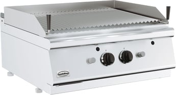 Combisteel | Base 700 lavasteengrill gas dubbel tafelmodel - CMBI-7178.0280