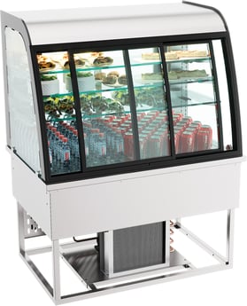 Combisteel | Drop-in koelvitrine 140l schuifdeuren - CMBI-7178.2000