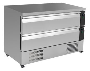 Combisteel | Koel/vrieswerkbank omschakelbaar 2 laden 6x 1/1gn - CMBI-7450.0245