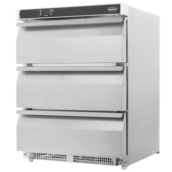Combisteel | Koelkast tafelmodel rvs 3 laden - CMBI-7450.0536