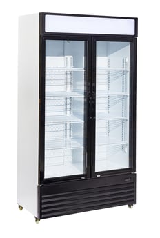 Combisteel | Koelkast 2 glasdeuren bez-750 gd - CMBI-7455.1390