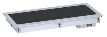 Combisteel | Drop-in verwarmde keramische plaat 5/1 - zwart - CMBI-7495.0240