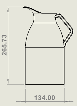 Combisteel | Koffie thermoskan 2.0l - CMBI-7535.0110