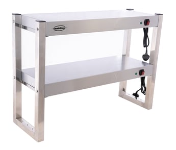 Combisteel | Etagere halogeen verwarmd 2 niveaus 900 demontabel - CMBI-7539.0045