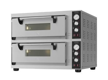Combisteel | Elek. pizzaoven dubbel 2 x 4 - CMBI-7548.0040