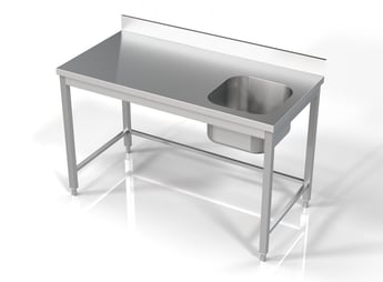 Combisteel | 700 spoeltafel 1 rechts 1400 - CMBI-7812.0615