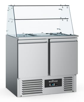 Combisteel | Gekoelde saladette glasopstand 2 drs - CMBI-7950.5105