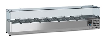 Combisteel | Gekoelde opzetvitrine 1/3 gn x 8 - CMBI-7950.5131