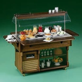 Diamond | Buffet met gekoelde top 4 GN 1/1 | BRINA4MLUX-LIQ