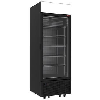 Diamond | Negatieve gekoelde vitrine 646 liter - 6 niveaus met lichtbak - ZWART | CLN73-SB