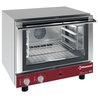Diamond | Elektrische convectieoven 4x 460x340 mm + manuele bevochtiger | CPE434-D