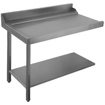 Diamond | Uitlooptafel "links" configuratie 90° (manden 600x500) | DLA-S12/DCR