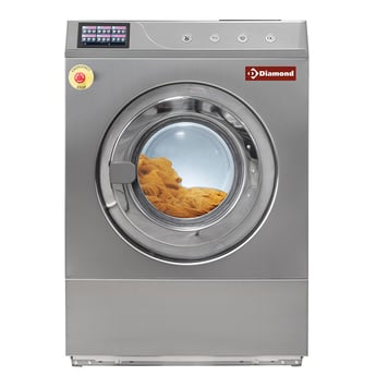 Diamond | Wasmachine met super centrifuge 23 kg in RVS | DLW23-TS/D