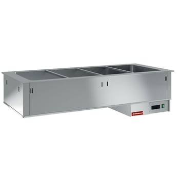 Diamond | Droog bain-marie element, kuip 4x GN 1/1 | DPA/BSC15