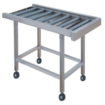 Diamond | Transportband met rollen op wielen (rollen in PVC) | DRR-165