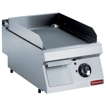 Diamond | Elecktrische vlakke gechrommeerde kookplaat -TOP- | E17/PLCD4T-230/3--N