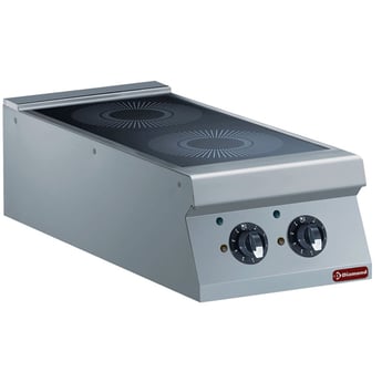 Diamond | Elektrische inductie fornuis met 2 kookzones -TOP- | E22/2ID4T-OCC