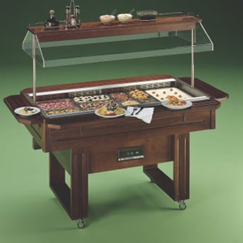 Diamond | Vitrokeramisch buffet capaciteit 4 GN 1/1 | ISOLAHOTELITE2-LIQ
