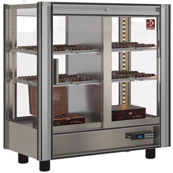 Diamond | Gekoelde chocolade vitrine Lt. 216 - Doorgeef - Moduleerbaar | PCC-1/TR-R6