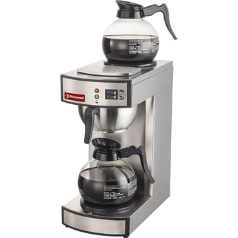 Diamond | Koffiepercolator - 1 groep + 2 verwarmplaten - Halfautomatisch | PCF-S2/F