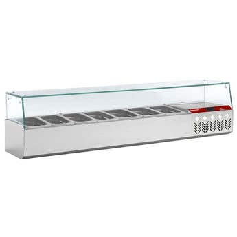 Diamond | Gekoelde structuur GN 6x1/4, 1x1/9,  met rechte ruit | SX160G/PP9