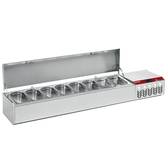 Diamond | Gekoelde structuur GN 8x1/4, met deksel | SX175G/CP9