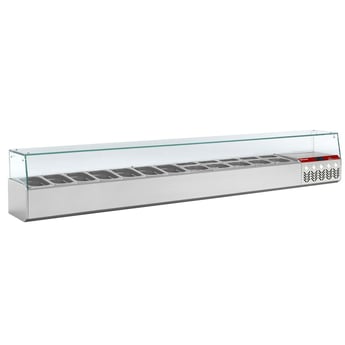 Diamond | Gekoelde structuur GN 12x1/4, 1x1/9,, met rechte ruit | SX249G/PP9