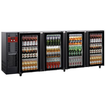 Diamond | Flessenkoeler 4 glazen deuren, 783 liter | TAVT/4G-R2-2EME