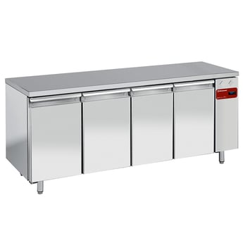 Diamond |  Wand  vriestafel, geventileerd, 4 deuren GN 1/1, 550 liter (zonder groep) | TS4B-NE