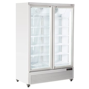 Diverso by Diamond | Verticale vrieskastvitrine, 1084 liter - WIT | WR-NV99-2W